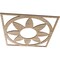 Ekena Millwork Blume Wood Fretwork Pierced Ceiling Medallion, Red Oak, 18"OD x 6 1/4"ID x 3/8"T CMWP18X18X0375BLRO - alternate 2